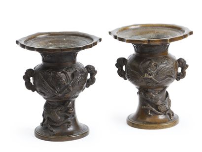 JAPAN - MEIJI period (1868 - 1912)
Pair of...