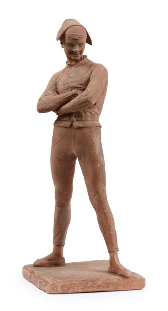 René Charles de SAINT-MARCEAUX (1845-1915)
Harlequin
Terracotta...