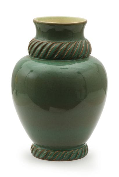 Pol CHAMBOST (1906-1983)
green glazed ceramic...