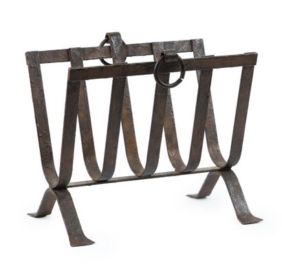 French work
Wrought iron magazine rack
H...