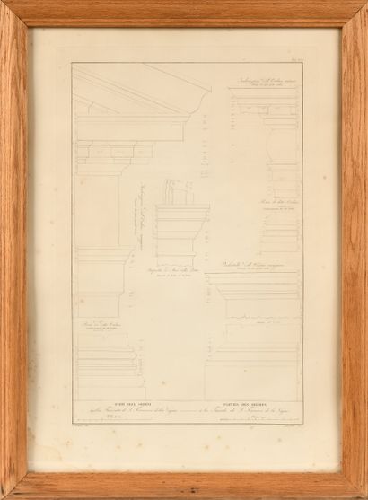 Set of five 19th century Italian ENGRAVINGS...