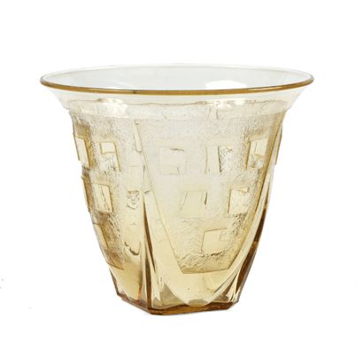 20th century work
Yellow glass vase in the...
