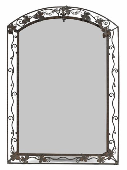 Work 1925
Hammered wrought-iron mirror with...