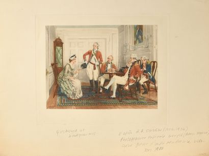 AMERICANA
Collection of four prints relating...