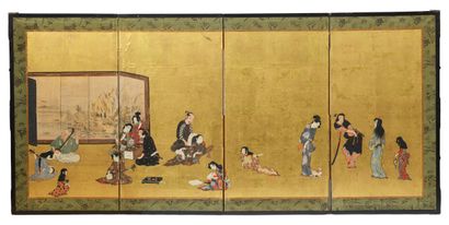 JAPAN - EDO period (1603 - 1868)
Small four-leaf...