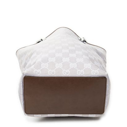 GUCCI
Sac seau en toile guccissima mauve...