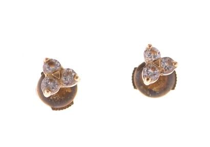 Paire de boucles d'oreilles
en or jaune 18k...