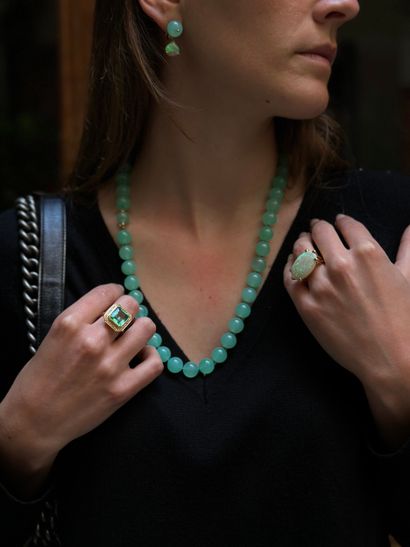 CAPET Paris
Parure comprenant un collier,...