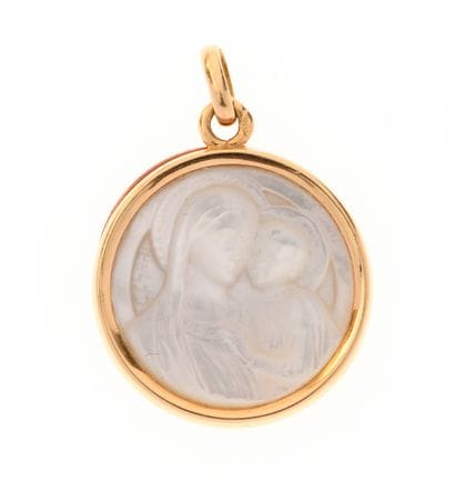 Arthus BERTRAND
Médaille de la Vierge à l'Enfant
en...