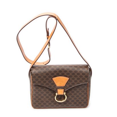 CELINE
Sac vintage porté épaule en toile...