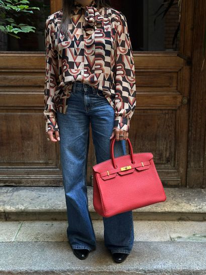 Giambattista VALLI
Silk blouse with GBV motif,...