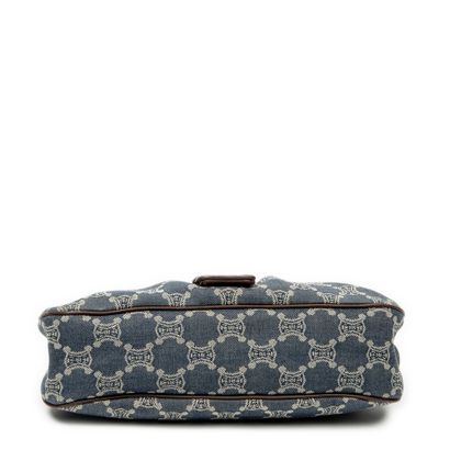 CELINE
Sac à main porté épaule en toile denim...