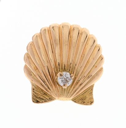 Pin's dans le goût de Cartier 
en or 18k...