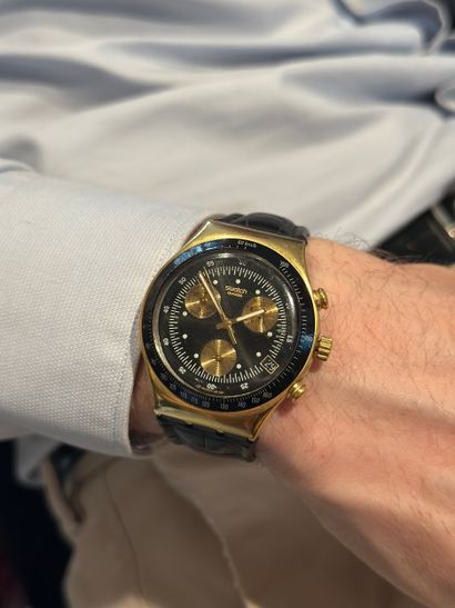 SWATCH 
Men's chronograph watch model 
