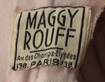 MAGGY ROUFF Couture - Robe d’hôtesse griffée,...