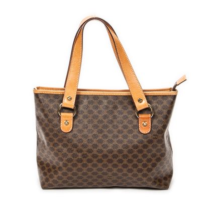CELINE
Sac vintage de type shopping en toile...