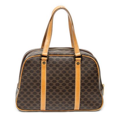 CELINE
Sac Dôme en toile macadam et cuir...