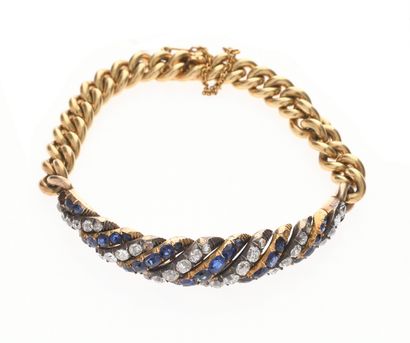 Très beau bracelet
en or jaune 18K 750/°°...
