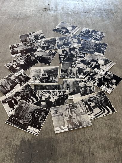 Set of small exhibition POSTERS for the film...