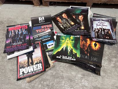 Set of about 50 POSTERS for movie theaters,...