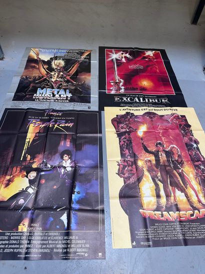 Ensemble d'affiches de films heroïc-fantasy...