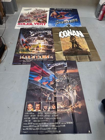 Six sci-fi/fantasy movie posters including:...