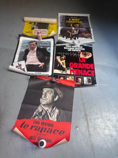 Ensemble de 5 affiches de films français...