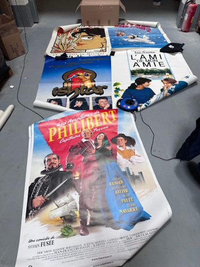 Set of various film posters, mainly comedy,...