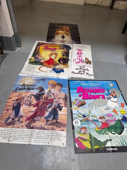 Set of children's cartoon and film posters...