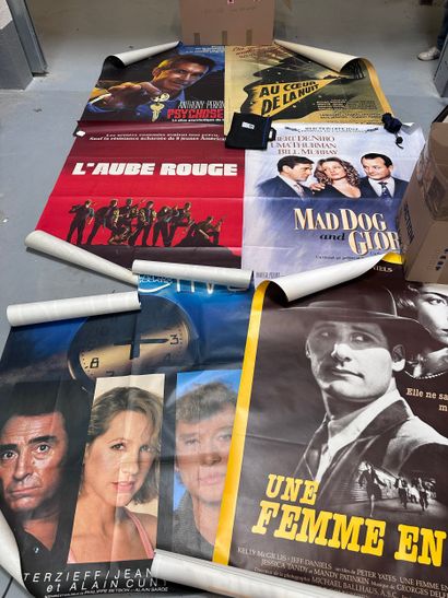Set of detective film posters including:...