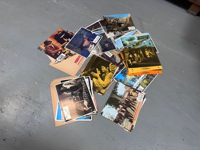 Photos and posters from Western-themed films...