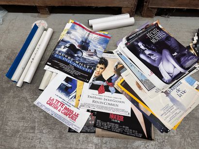 Set of about 50 POSTERS for movie theaters,...