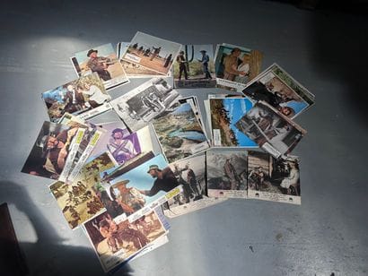 Fort lot de photos et affichettes d'exploitation...