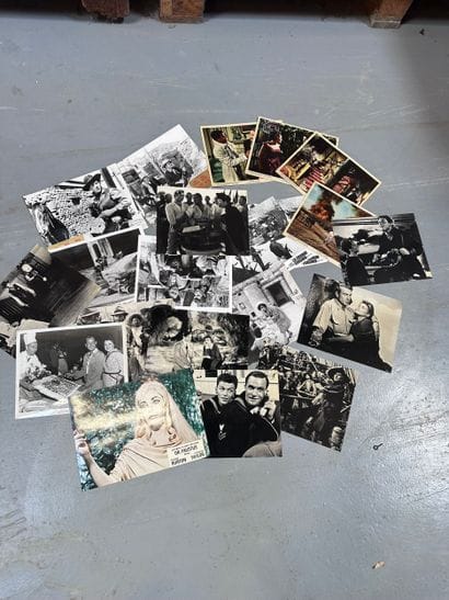 Ensemble d'affichettes et photos d'exploitation...
