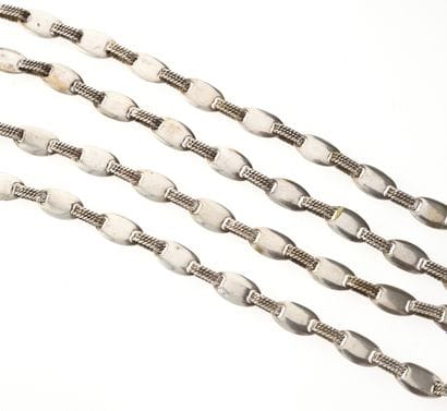 HERMES Paris
925°/°° silver long necklace...