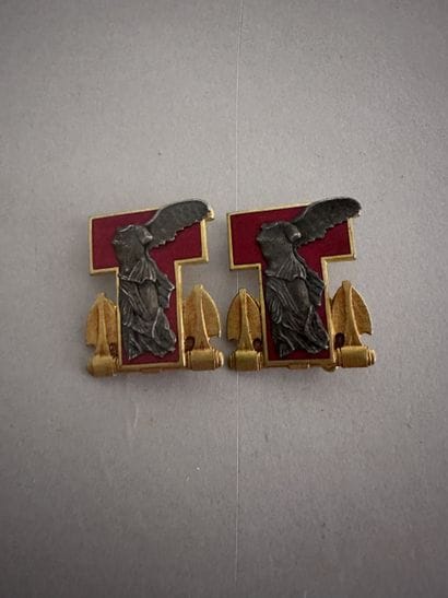 France
Lot de deux insignes 
