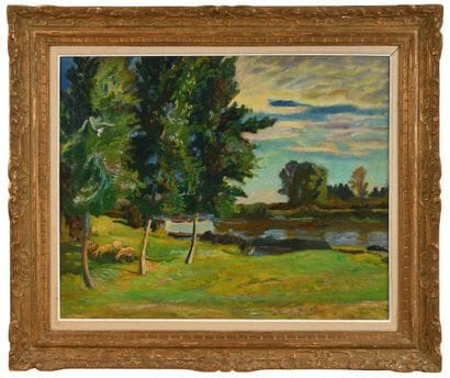 Louis BERTHOMME ST ANDRE (1905-1977)
Paysage...