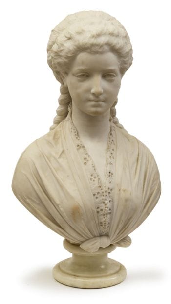 19th-Century Italian School
Marble bust of...