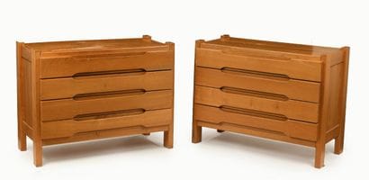 Maison REGAIN
Paire de commodes à caisson...