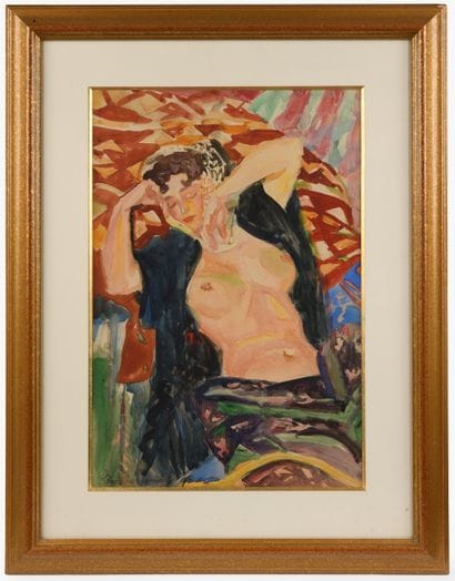 Louis BERTHOMME SAINT-ANDRE (1905-1977)
L'odalisque
Aquarelle...