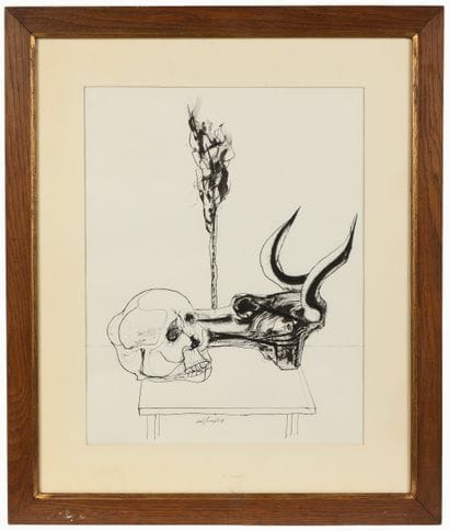 Leonardo DELFINO (1928–2022) 
Memento mori,...
