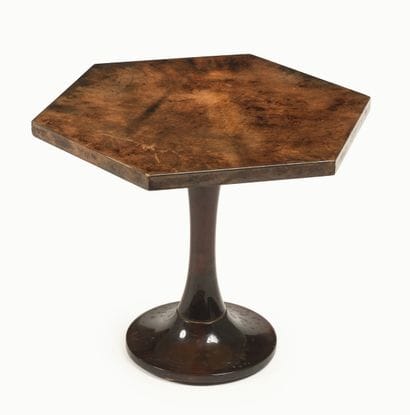 Aldo TURA (1909–1963)
Small hexagonal pedestal...