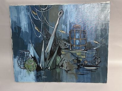 Ecoles contemporaines
Ensemble de deux oeuvres:...