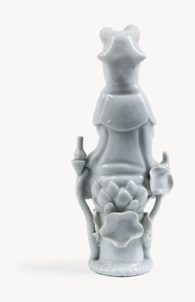 CHINE
GUANYIN en blanc de Chine. Epoque début...