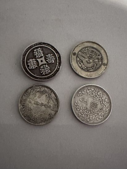 CHINA and VIETNAM
Three silver and metal...