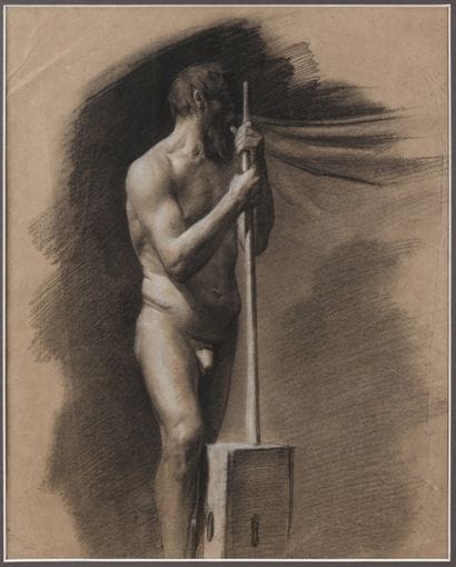 Ecole italienne du XIXe siècle
Nu académique...