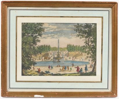 Vue d'optique d'époque XVIIIe siècle
Vue...