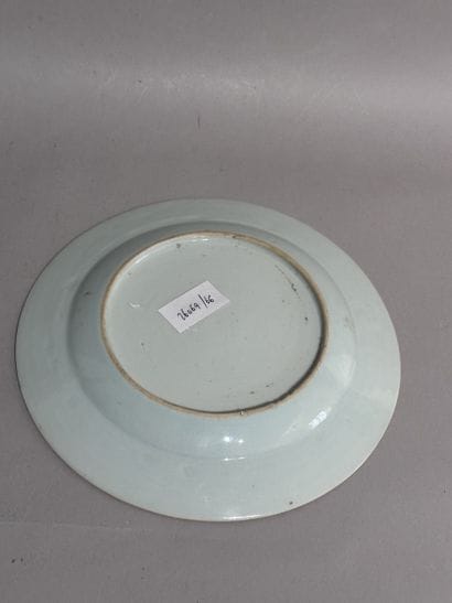 CHINE, Compagnie des Indes
ASSIETTE en porcelaine...