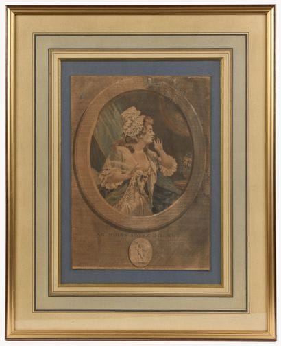 Paire de LITHOGRAPHIES en couleur d'après...