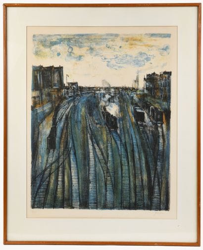 Bernard GANTNER (1928-2018)
Gare de Belfort
Lithographie...